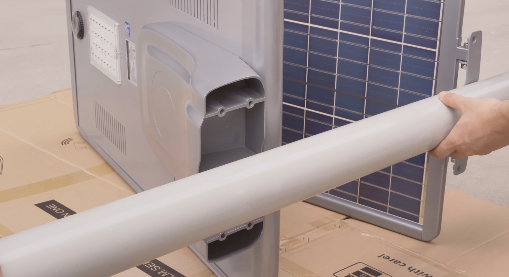 Integrated Solar Street Light Installation Guide